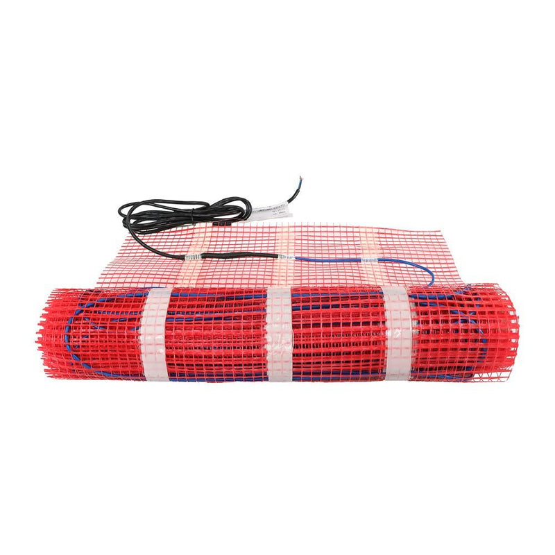 DURAFORCE 15 Sqft 120V Electric Radiant Floor Heating Mat Kit For Under Tile and Laminate