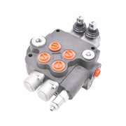 DURAFORCE 21GPM 3600 PSI SAE Ports 2 Spool Double Acting Hydraulic Control Valve