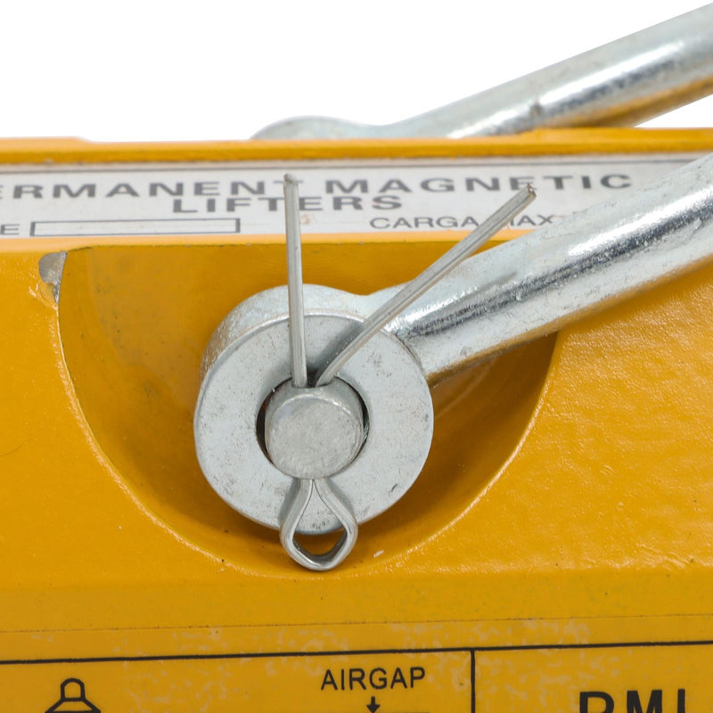 DURAFORCE Yellow Magnetic Lifter 200kg/440lbs Metal Lifting Magnet Permanent Lift Magnets