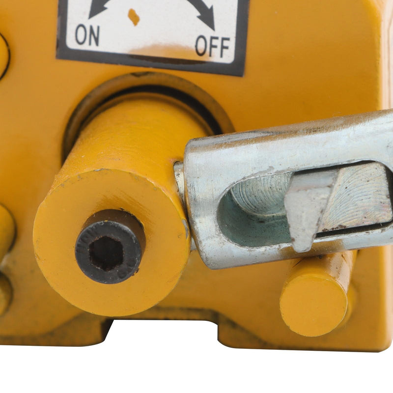 DURAFORCE Yellow Magnetic Lifter 200kg/440lbs Metal Lifting Magnet Permanent Lift Magnets
