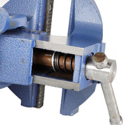 DURAFORCE 8-Inch Mechanic Bench Vise Table Top Clamp Press Locking Swivel Base Heavy