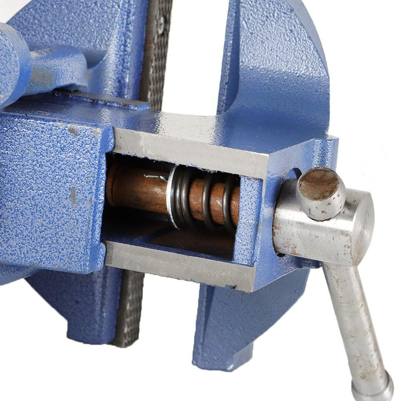 DURAFORCE 8-Inch Mechanic Bench Vise Table Top Clamp Press Locking Swivel Base Heavy