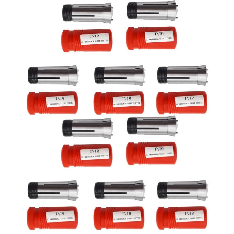 DURAFORCE 10 Pack High Precision For Lathe Fixtures CNC 5C Emergency Steel Collet 1/16"
