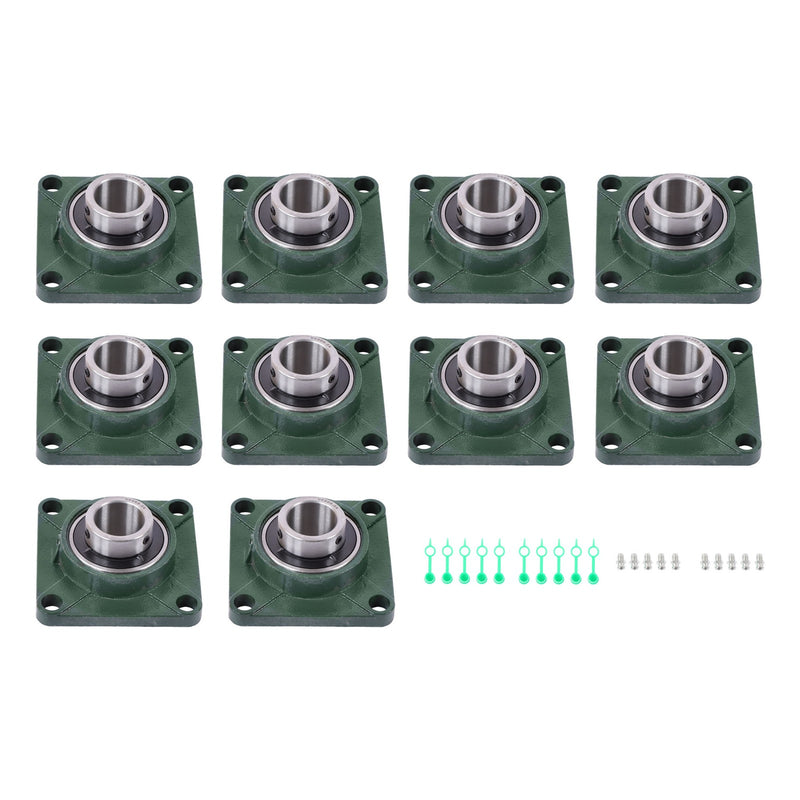 DURAFORCE UCF208-24 Pillow Block Bearing Solid Base 1 1/2" Bore Self-Alignment 10PCS