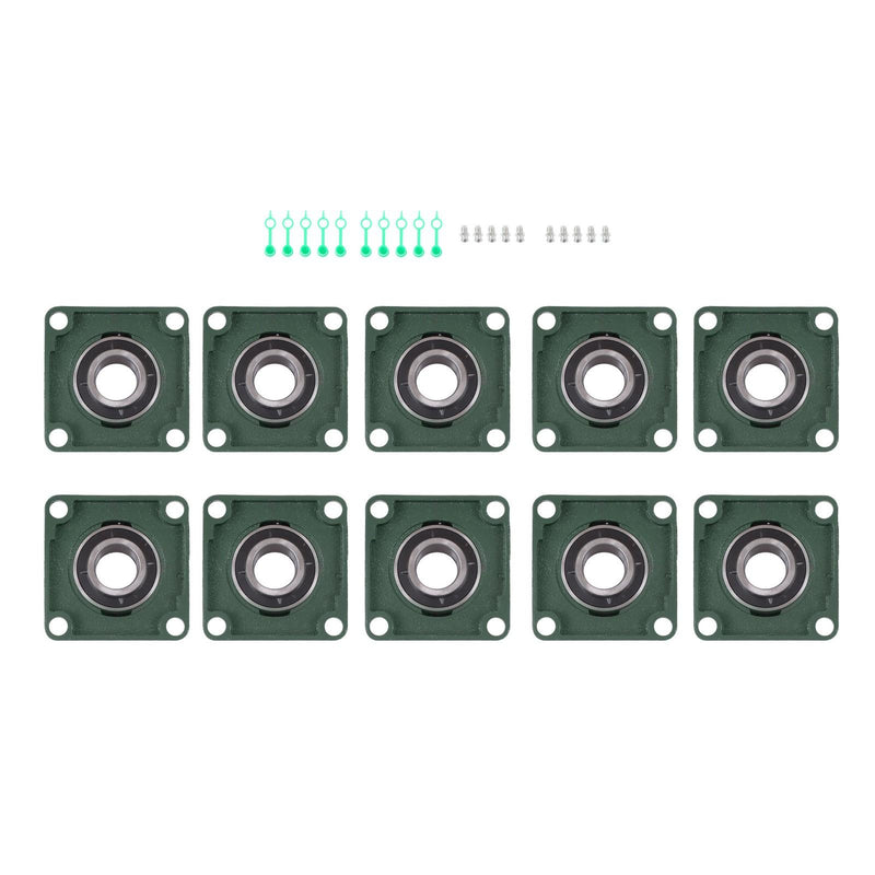 DURAFORCE UCF208-24 Pillow Block Bearing Solid Base 1 1/2" Bore Self-Alignment 10PCS