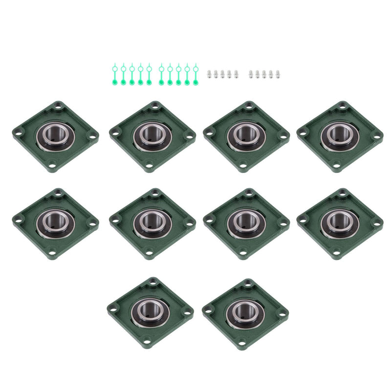 DURAFORCE UCF208-24 Pillow Block Bearing Solid Base 1 1/2" Bore Self-Alignment 10PCS