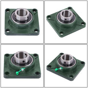 DURAFORCE UCF208-24 Pillow Block Bearing Solid Base 1 1/2" Bore Self-Alignment 10PCS