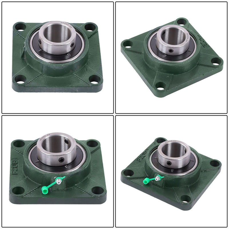 DURAFORCE UCF208-24 Pillow Block Bearing Solid Base 1 1/2" Bore Self-Alignment 10PCS