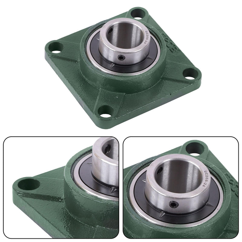 DURAFORCE UCF208-24 Pillow Block Bearing Solid Base 1 1/2" Bore Self-Alignment 10PCS