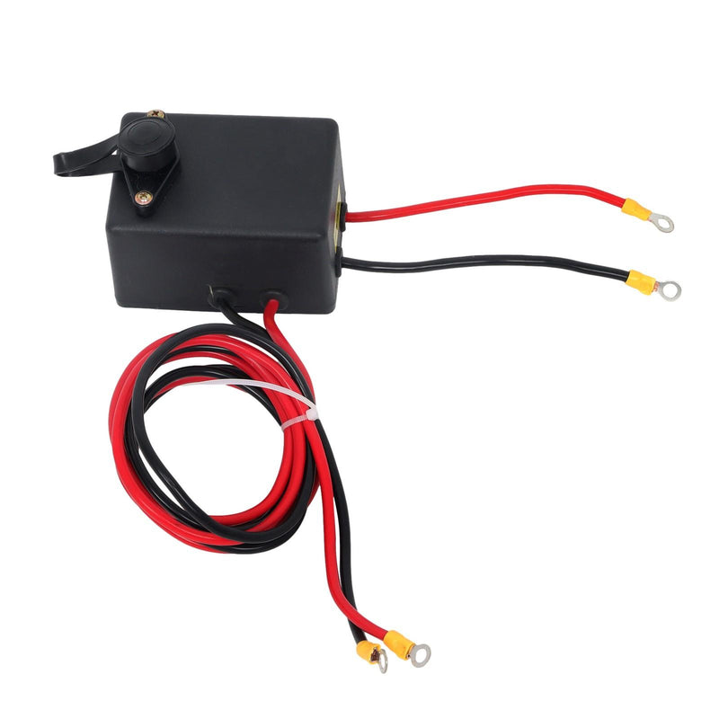 DURAFORCE 2500LBS ATV/UTV Electric Winch 5/32in x 50ft Steel Cable Winch 12V/1.3HP Copper