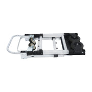DURAFORCE Carbon Steel 2 in 1 Hand Truck Dolly W/ Rubber Brake-Wheels and 2 Elastic Ropes