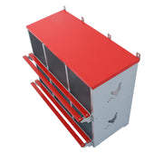 DURAFORCE Durable Nesting Box Chicken Laying Boxes 6 Compartment Nesting Boxes For Chicken