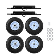 DURAFORCE Wheel Kit for Honda Generator EU3000is - SOLID NEVER FLAT TIRES - All Terrain
