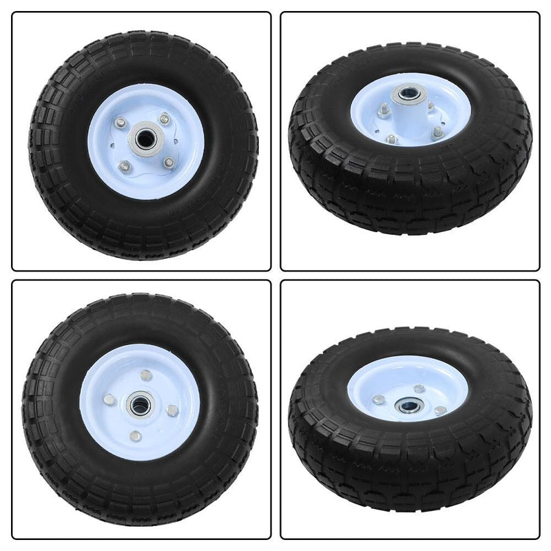 DURAFORCE Wheel Kit for Honda Generator EU3000is - SOLID NEVER FLAT TIRES - All Terrain