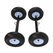 DURAFORCE Wheel Kit for Honda Generator EU3000is - SOLID NEVER FLAT TIRES - All Terrain
