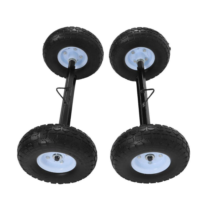 DURAFORCE Wheel Kit for Honda Generator EU3000is - SOLID NEVER FLAT TIRES - All Terrain
