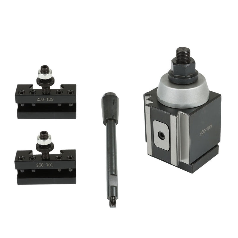 DURAFORCE Quick Change AXA Piston Tool Post 250-100 + 2 holders 101 102 for 6- 12" Lathe