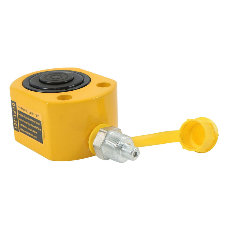 DURAFORCE Portable Hydraulic Ram Jack 20 Ton Hydraulic Cylinder 1 Inch Stroke Lifting