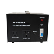 DURAFORCE Voltage Transformer Converter 2000 Watt Step Up/Down Convert from 110-120 Volt