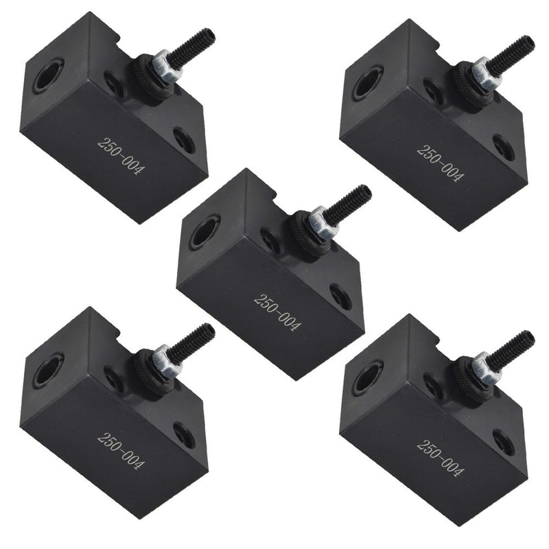 DURAFORCE 5 Pack Quick Change Tool Post Boring Bar Tool Post Holder OXA 250-004 Heavy Duty