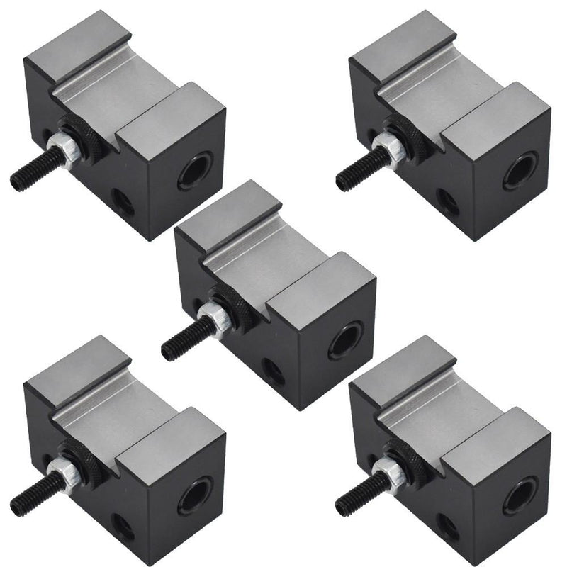 DURAFORCE 5 Pack Quick Change Tool Post Boring Bar Tool Post Holder OXA 250-004 Heavy Duty