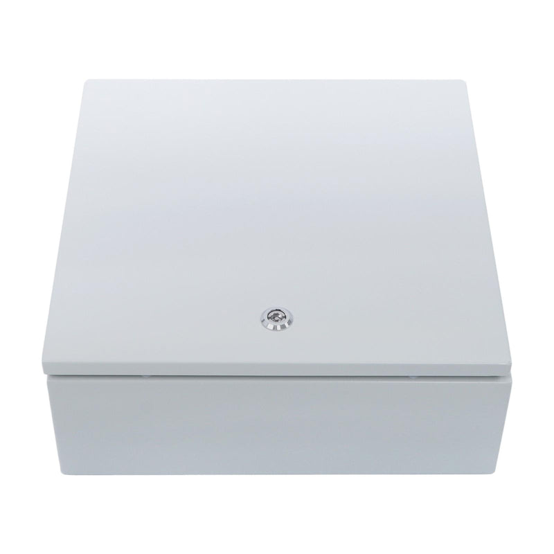 DURAFORCE 16x16x6" Electrical Enclosure Carbon Steel IP65 Wall Mount Junction Box w/ Lock