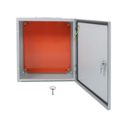 DURAFORCE 16x16x6" Electrical Enclosure Carbon Steel IP65 Wall Mount Junction Box w/ Lock