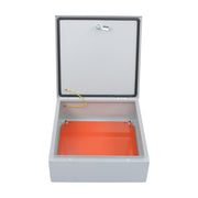 DURAFORCE 16x16x6" Electrical Enclosure Carbon Steel IP65 Wall Mount Junction Box w/ Lock