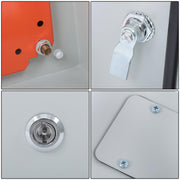 DURAFORCE 16x16x6" Electrical Enclosure Carbon Steel IP65 Wall Mount Junction Box w/ Lock