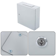 DURAFORCE 16x16x6" Electrical Enclosure Carbon Steel IP65 Wall Mount Junction Box w/ Lock
