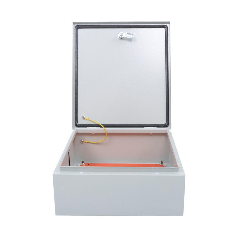 DURAFORCE 16x16x6" Electrical Enclosure Carbon Steel IP65 Wall Mount Junction Box w/ Lock