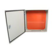 DURAFORCE Wall-Mount 20"x20"x6" NEMA 4X IP65 Carbon Steel Junction Box with Lock