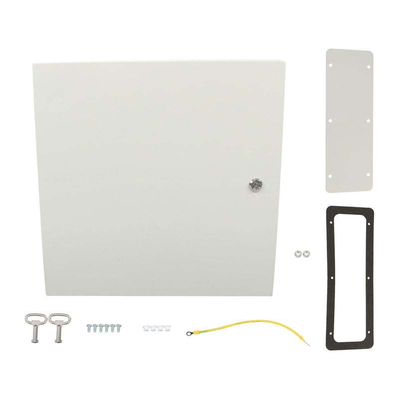 DURAFORCE Wall-Mount 20"x20"x6" NEMA 4X IP65 Carbon Steel Junction Box with Lock