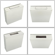 DURAFORCE Wall-Mount 20"x20"x6" NEMA 4X IP65 Carbon Steel Junction Box with Lock