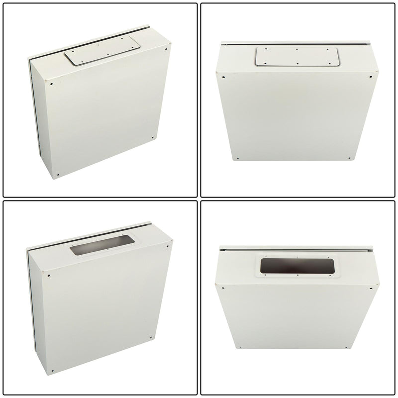 DURAFORCE Wall-Mount 20"x20"x6" NEMA 4X IP65 Carbon Steel Junction Box with Lock