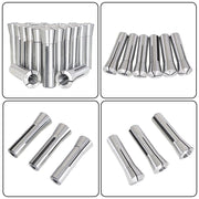 DURAFORCE 23 pcs R8 Collet Set Fractional 1/16" to 3/4" High Precision