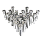 DURAFORCE 23 pcs R8 Collet Set Fractional 1/16" to 3/4" High Precision