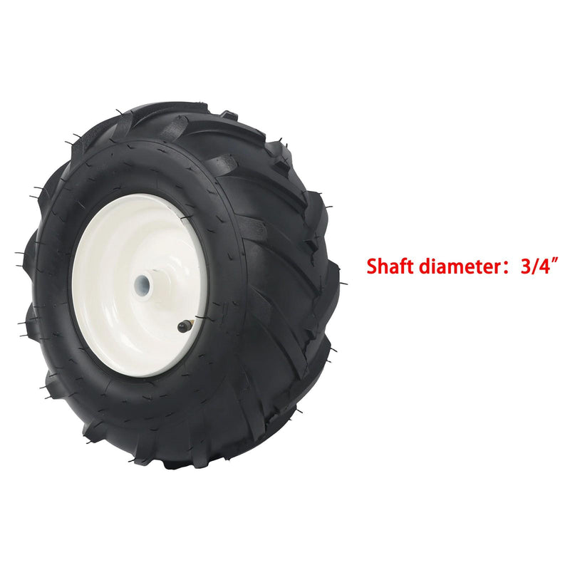 DURAFORCE 13x5.00-6" Tire And Wheel Rubber & 3/4" Axle Size Fit For Lawn Mower Wheel 2Pack