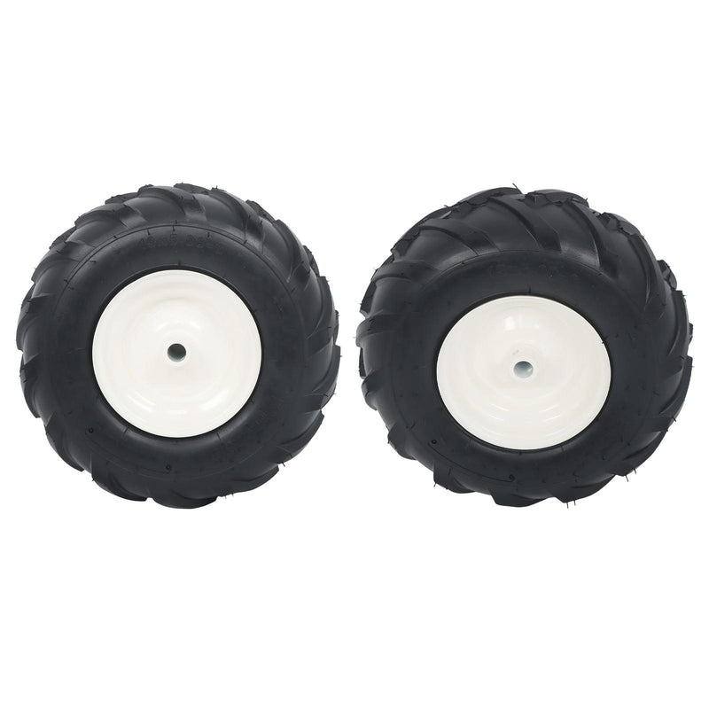 DURAFORCE 13x5.00-6" Tire And Wheel Rubber & 3/4" Axle Size Fit For Lawn Mower Wheel 2Pack