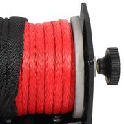 DURAFORCE 12VDC/1.3HP 2500lbs Electric Winch Synthetic Rope Nylon Towing Winches ATV UTV