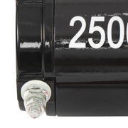 DURAFORCE 12VDC/1.3HP 2500lbs Electric Winch Synthetic Rope Nylon Towing Winches ATV UTV