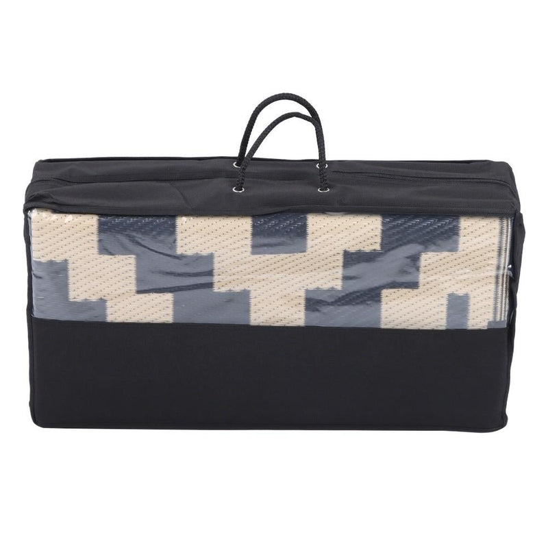 DURAFORCE Waterproof Outdoor Rug 8x10 ft Outdoor Plastic Straw Rug For Camping RV Deck