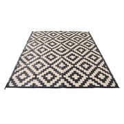 DURAFORCE Waterproof Outdoor Rug 8x10 ft Outdoor Plastic Straw Rug For Camping RV Deck