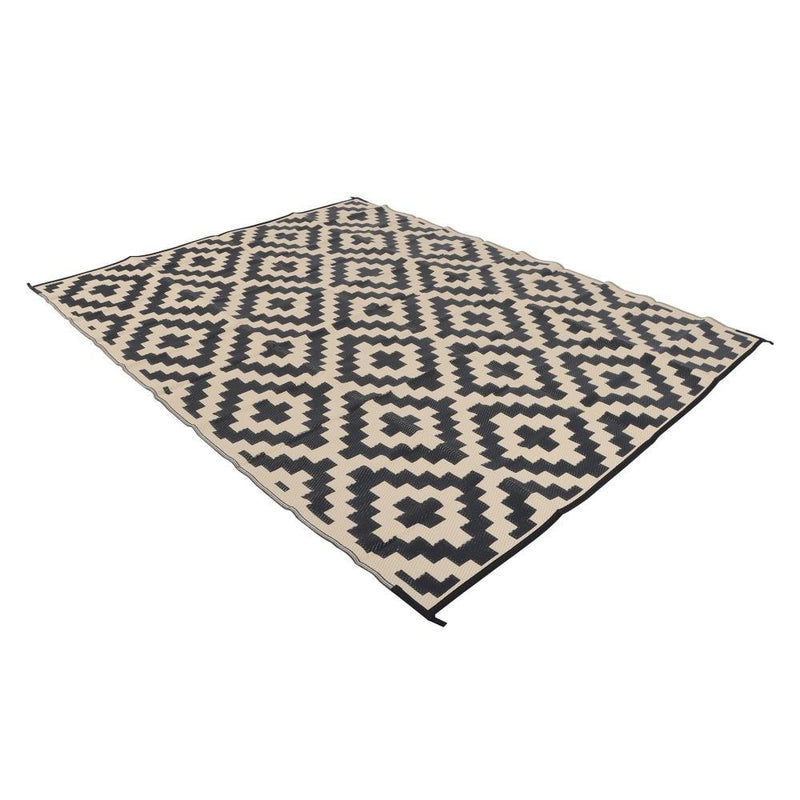 DURAFORCE Waterproof Outdoor Rug 8x10 ft Outdoor Plastic Straw Rug For Camping RV Deck
