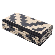DURAFORCE Waterproof Outdoor Rug 8x10 ft Outdoor Plastic Straw Rug For Camping RV Deck