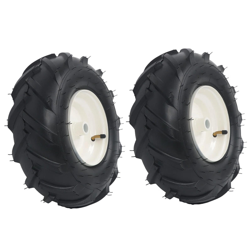 DURAFORCE 13x5.00-6 Inch Tire & Wheel Rubber + 3/4" Axle Size For Lawn Mower Wheel 2Pack