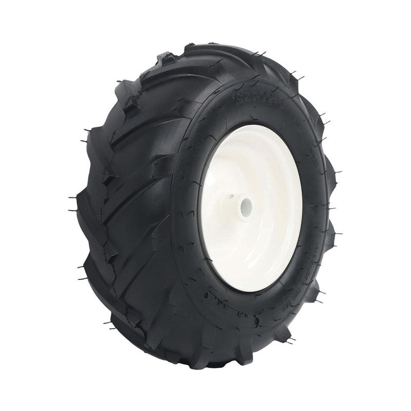DURAFORCE 13x5.00-6 Inch Tire & Wheel Rubber + 3/4" Axle Size For Lawn Mower Wheel 2Pack