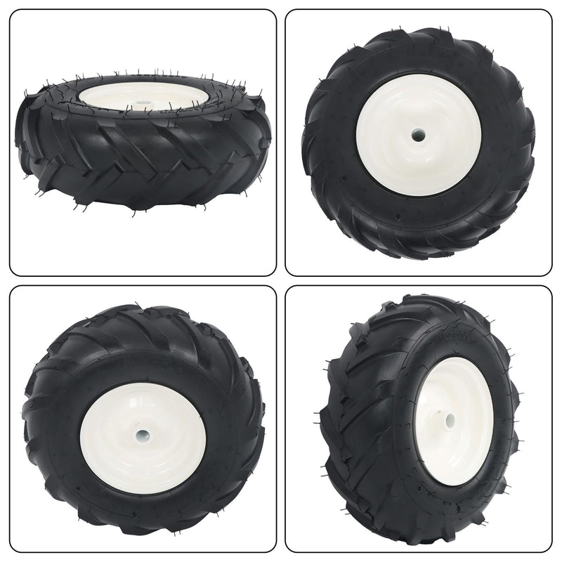 DURAFORCE 13x5.00-6 Inch Tire & Wheel Rubber + 3/4" Axle Size For Lawn Mower Wheel 2Pack