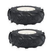 DURAFORCE 13x5.00-6 Inch Tire & Wheel Rubber + 3/4" Axle Size For Lawn Mower Wheel 2Pack