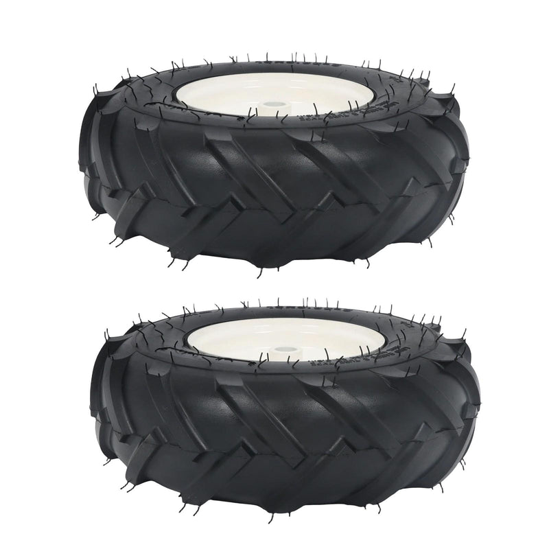 DURAFORCE 13x5.00-6 Inch Tire & Wheel Rubber + 3/4" Axle Size For Lawn Mower Wheel 2Pack